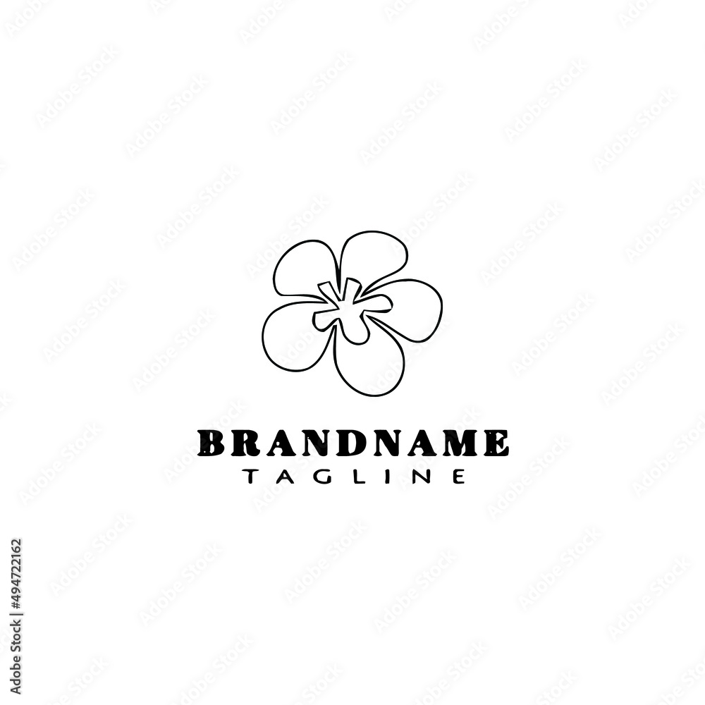 flower logo cartoon icon design template graphic isolated vector illustration flower logo cartoon icon design template graphic isolated vector illustration