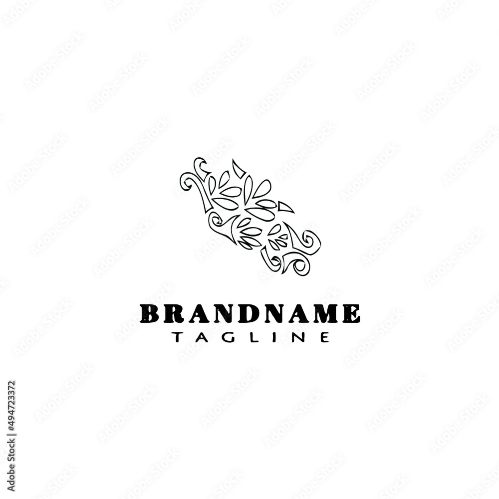 ornament logo icon design template vector illustration