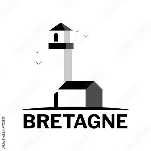 Bretagne, Logo breton, breizh, phare