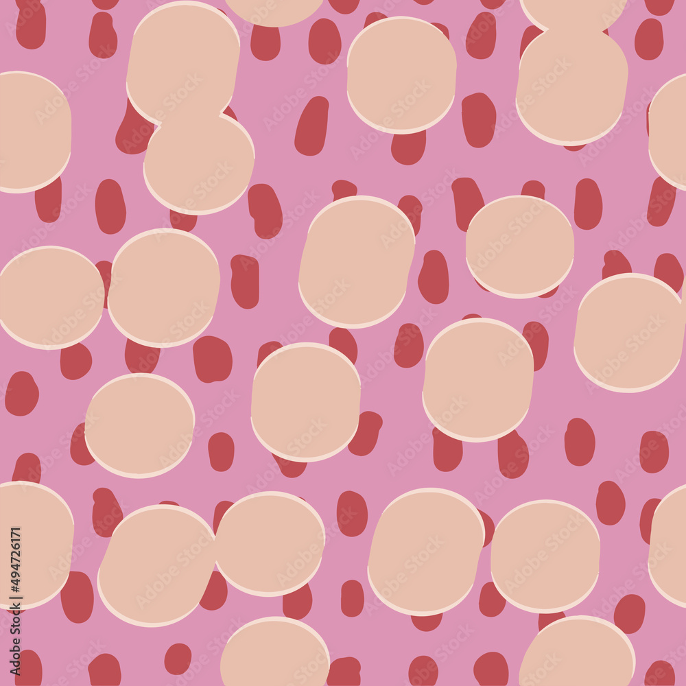 ABSTRACT ANIMAL DOT SKIN SEAMLESS PATTERN IN EDITABLE VECTOR FILE