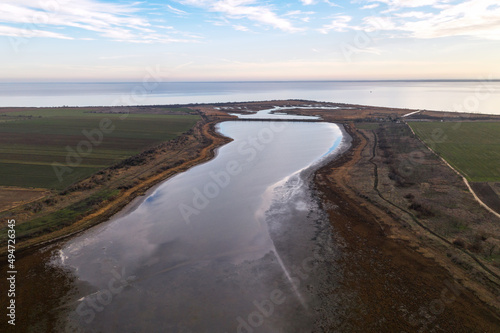 Wallpaper Mural Scenic panoramic landscape of the sea coast of Ukraine. Cape Adjigol. Torontodigital.ca