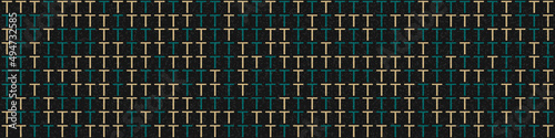 Abstract Geometric Pattern generative computational art illustration