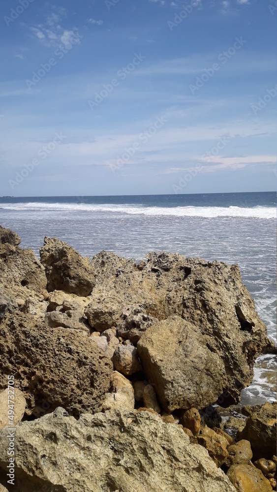 rocks on the beach rocks on the beach