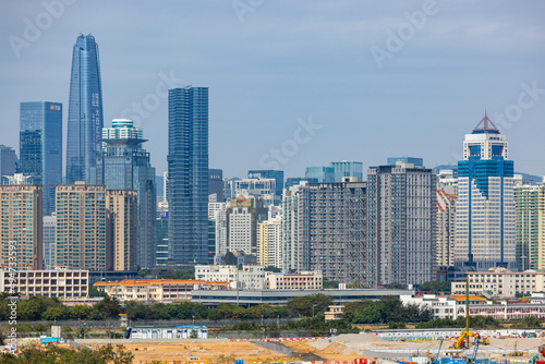 Shenzhen urban city downtown