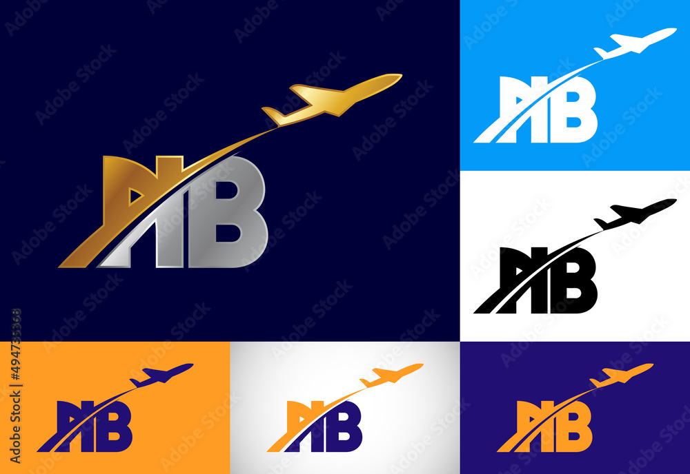 Initial Monogram Letter N B Logo Design Vector. Graphic Alphabet Symbol For Corporate Business Initial Monogram Letter N B Logo Design Vector. Graphic Alphabet Symbol For Corporate Business