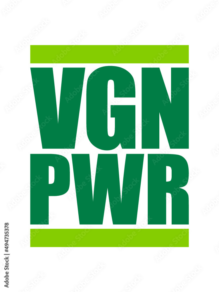 Fototapeta premium VGN PWR Logo