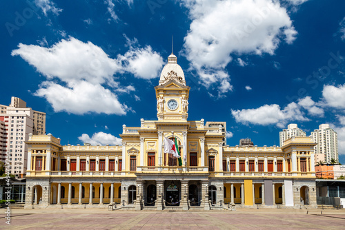 Bild auf Leinwand Building of the Museum of Arts and Crafts at the Station Square in Belo Horizonte, Minas Gerais, Brazil