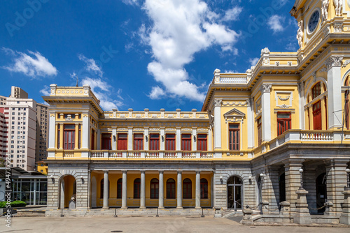 Building of the Museum of Arts and Crafts at the Station Square in Belo Horizonte, Minas Gerais, Brazil.