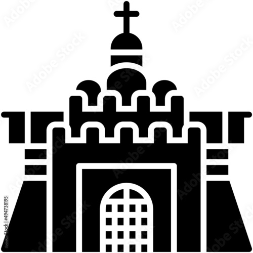 Golden Gate icon, Ukraine related vector illustration