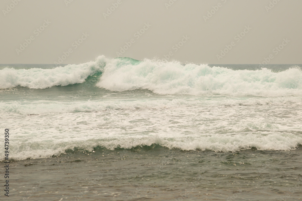Indian Ocean in Sri Lanka  before the rain