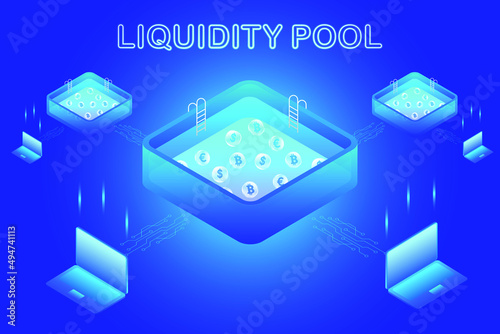 Liquidity pools, the underlying technology behind the DeFi ecosystem.