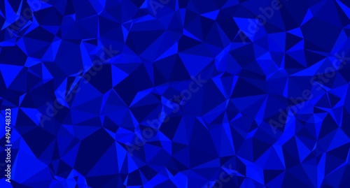 Illustration triangle, polygonal background, Origami style, gradient