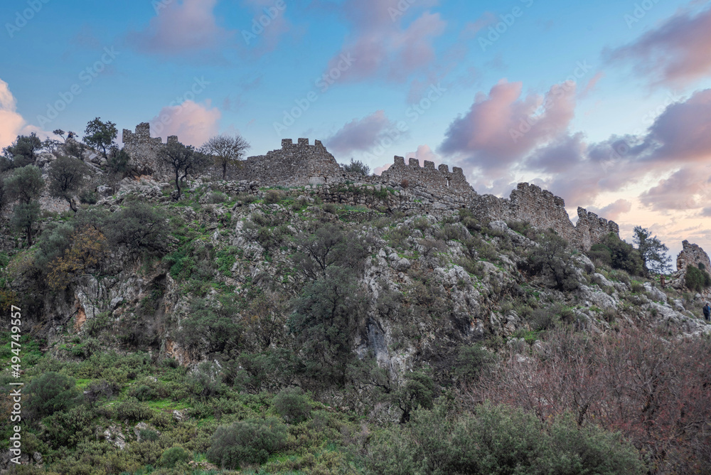 Kaunos Ancient City ruins, Dalyan, Turkey Kaunos Ancient City ruins, Dalyan, Turkey