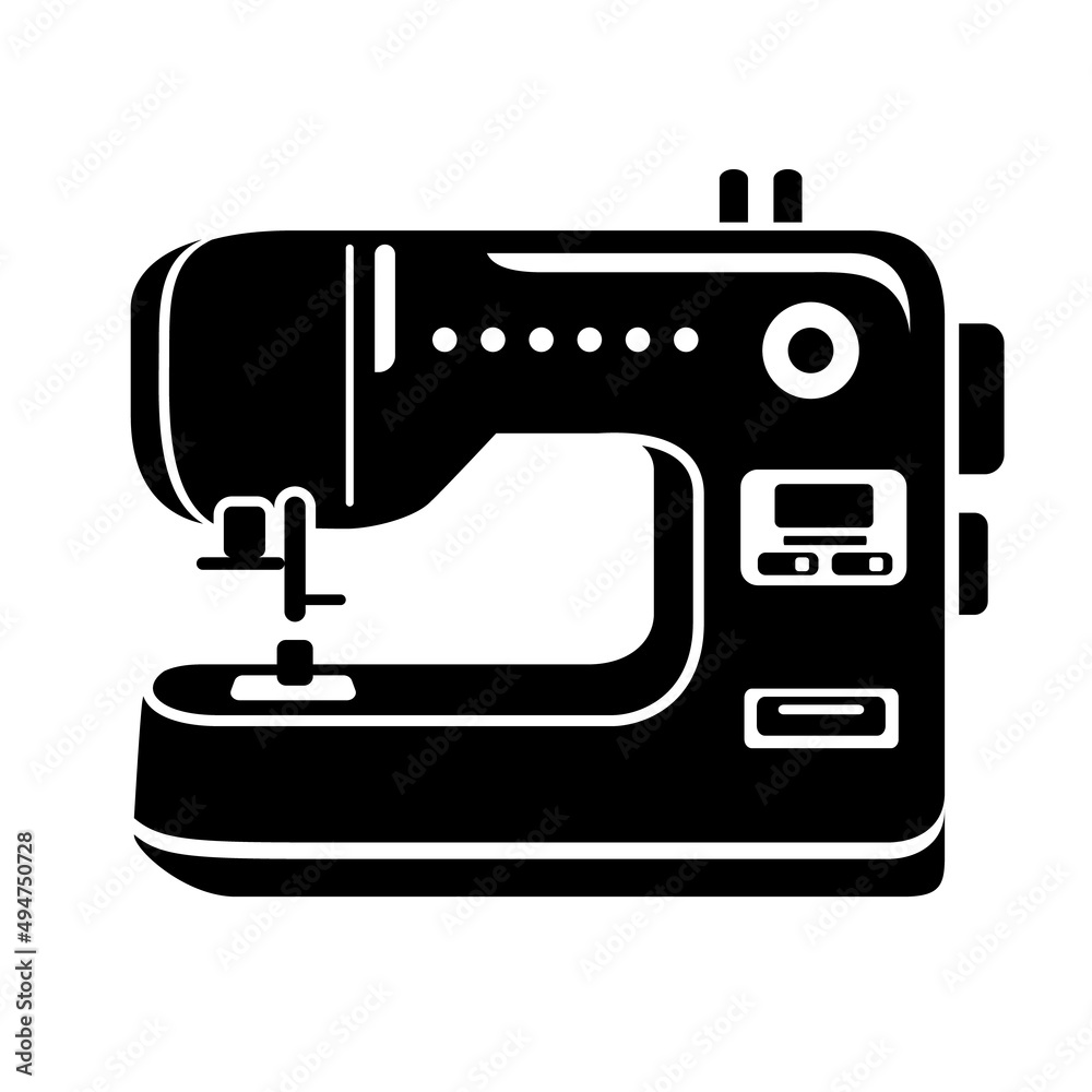 Manual sew machine detailed icon. Simple illustration of manual sew machine icon for web design isolated on white background. Manual sew machine detailed icon. Simple illustration of manual sew machine icon for web design isolated on white background.