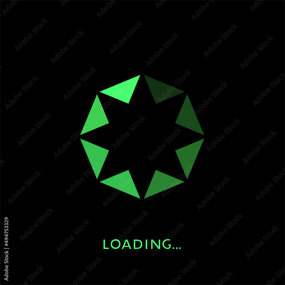 Fototapeta premium Loading circle symbol