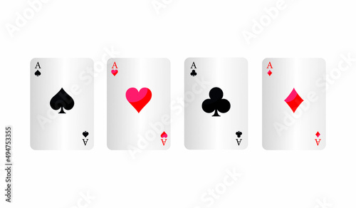 card suit template vector illustration