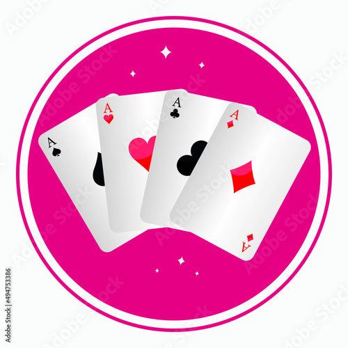 card suit template vector illustration
