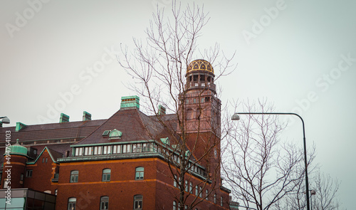 Old postal house in Malmo, Sweden photo