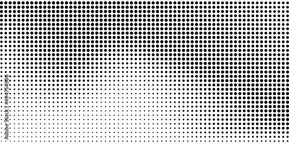 Black dots in modern style on a white background. Black dots in modern style on a white background.