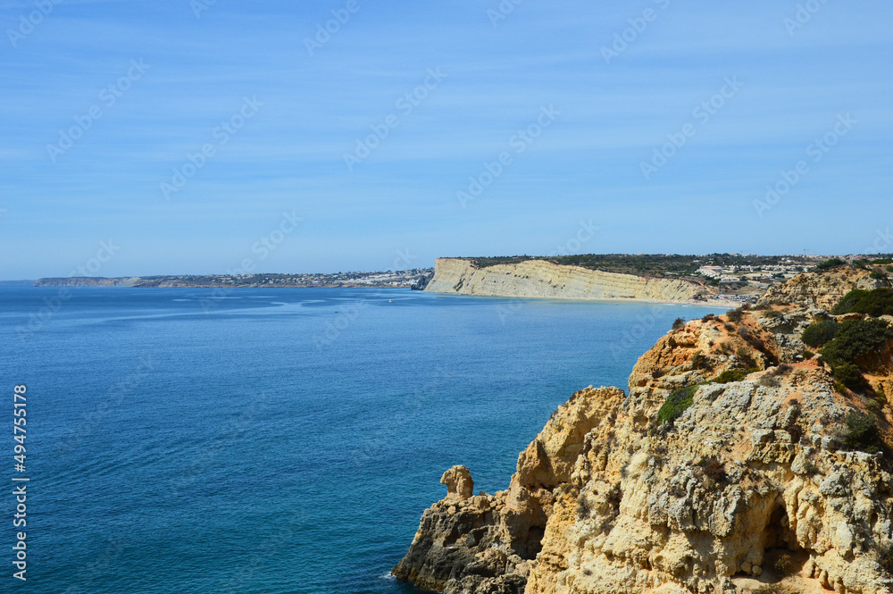 Ponta da Piedade  is a headland with a group of rock formations along the coastline of the town of Lagos, in the Portuguese region of the Algarve
