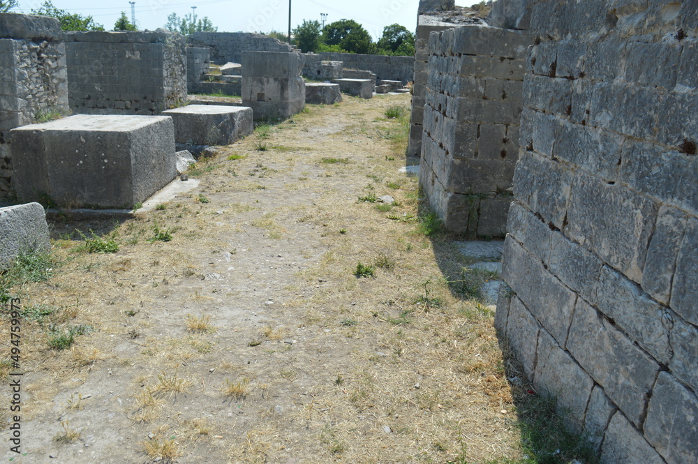 The roman city of Salona near Split Croatia The roman city of Salona near Split Croatia