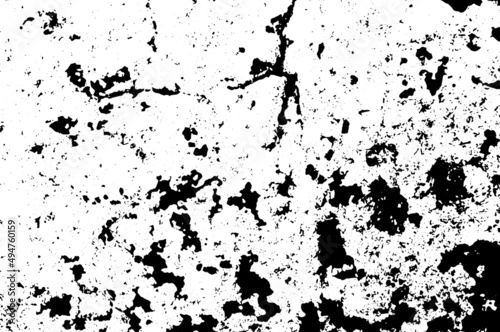 Wallpaper Mural Rustic grunge vector texture with grain and stains. Abstract noise background. Weathered surface. Dirty and damaged. Detailed rough backdrop. Vector graphic illustration with transparent white. EPS10. Torontodigital.ca