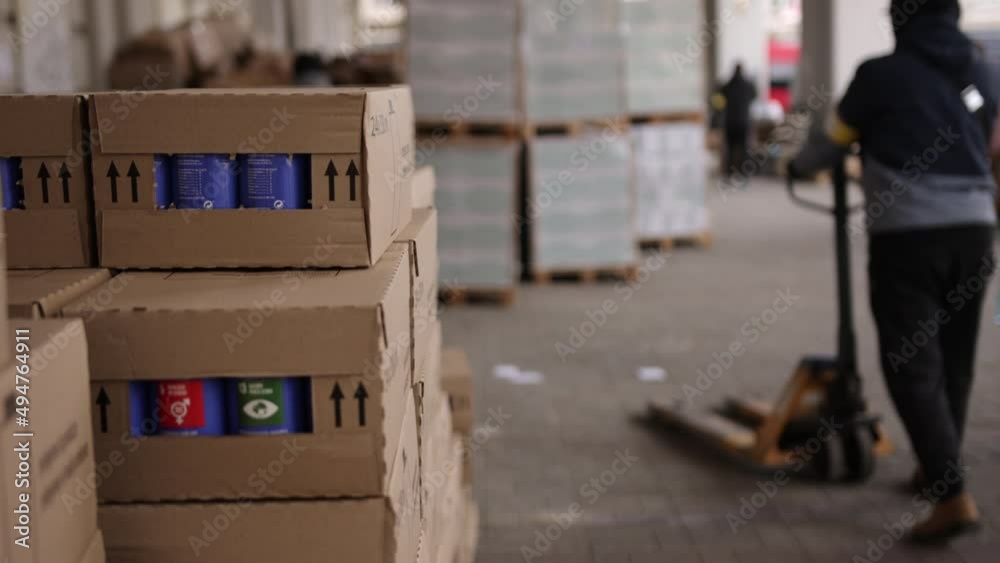 Distribution storehouse. Heavy load moving service. Handy man move action. Hand transportation method by cart. Luggage delivery on tourist trips. Distribution storehouse. Heavy load moving service. Handy man move action. Hand transportation method by cart. Luggage delivery on tourist trips.