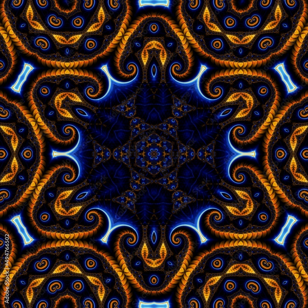 Blue Gold Abstract Art 478 Blue Gold Abstract Art 478