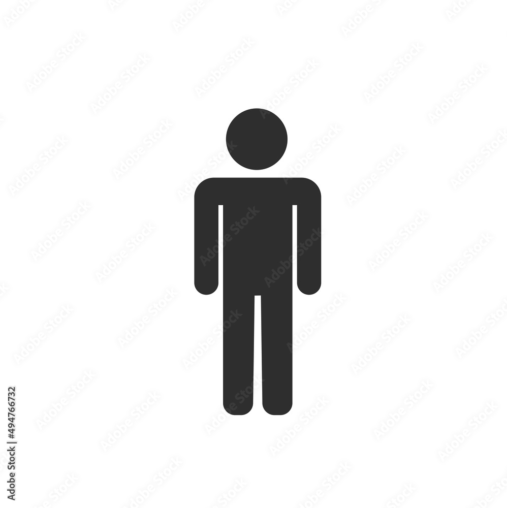 Man Icon vector. Simple flat symbol. Man Icon vector. Simple flat symbol.
