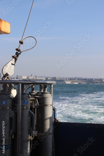 marine equipment at sea 