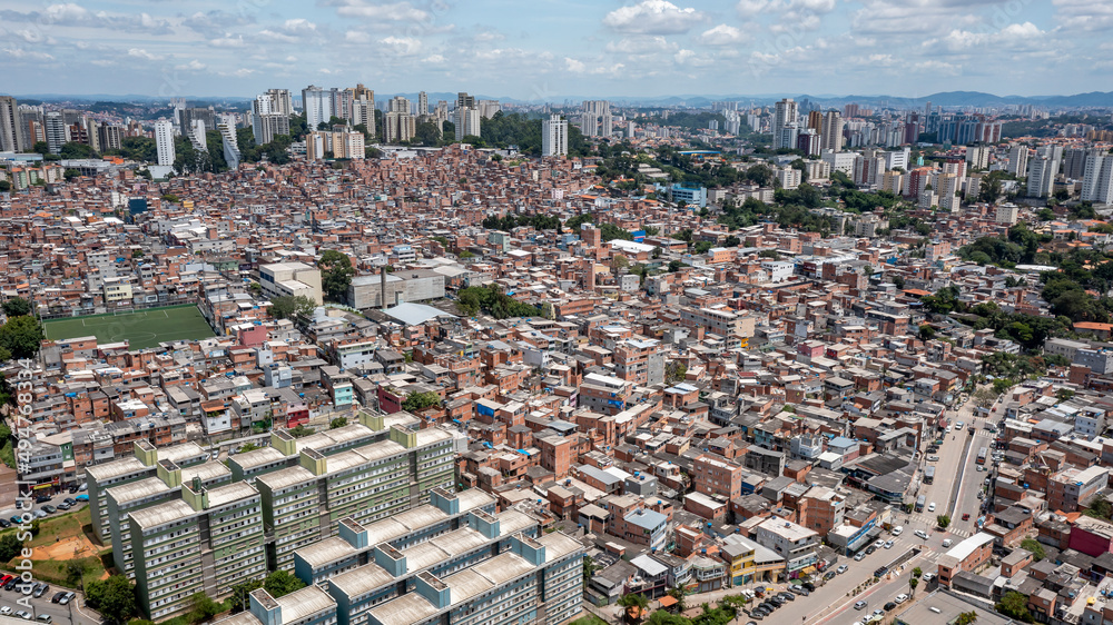 Obraz premium Paraisópolis em 2022