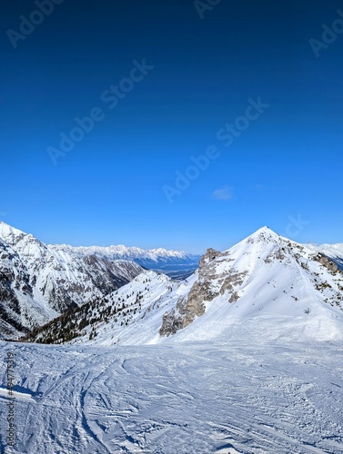snow covered mountains © Lukas