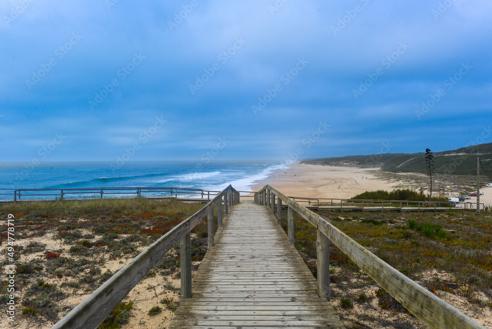 Praia da Concha in Marinha Grande, Portugal