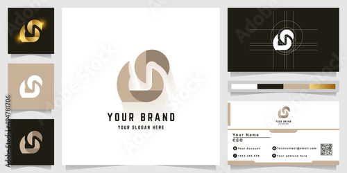 Letter S or JS monogram logo