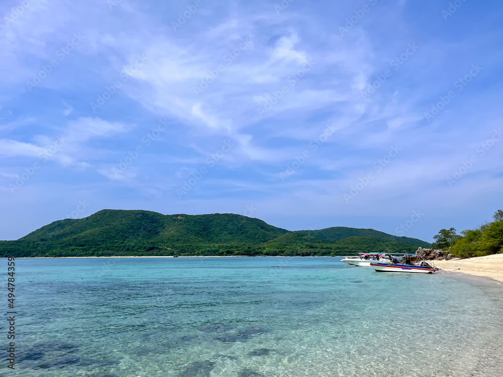 UNSEEN CHONBURI THAILAND Koh Samae San, Beach activities and summer holidays concept UNSEEN CHONBURI THAILAND Koh Samae San, Beach activities and summer holidays concept