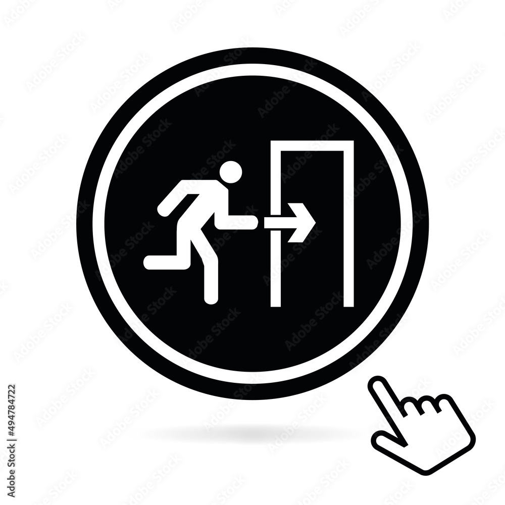 Logo sortie de secours.