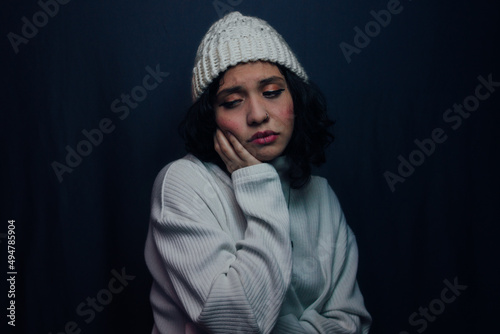 Mujer deprimida