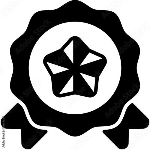 quality glyph icon