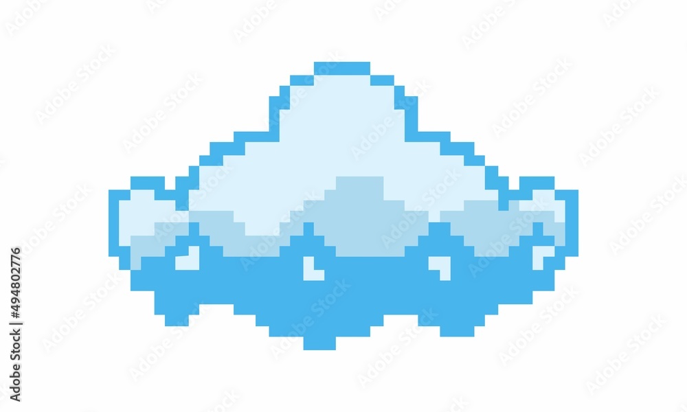 Sky pixel art vector Sky pixel art vector