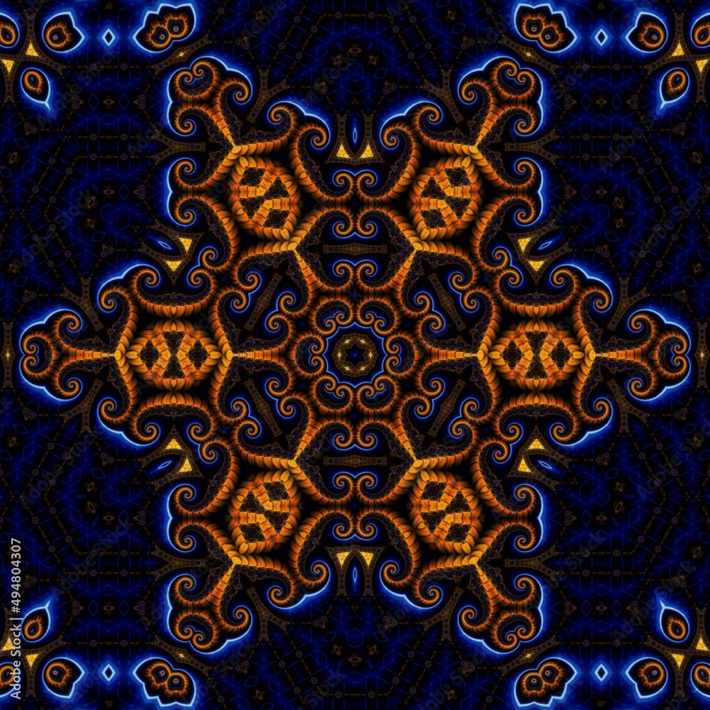 Blue Gold Abstract Art 298 Blue Gold Abstract Art 298