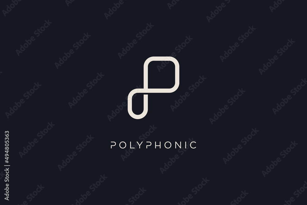Logo letter P abstract Logo letter P abstract