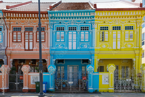 Singapore shophouses photo