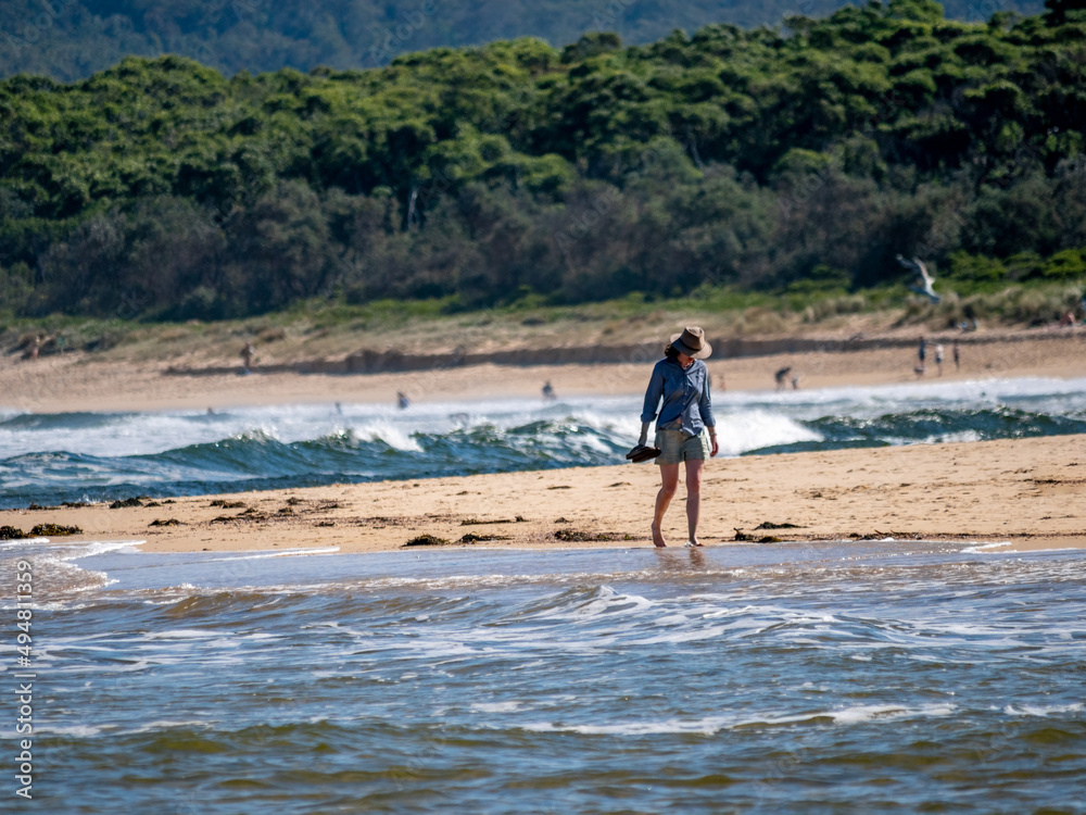 Walking Merimbula Surf Beach Walking Merimbula Surf Beach