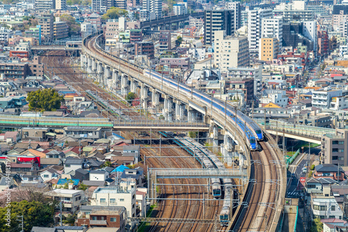 railway and metro system of tokyo, japan