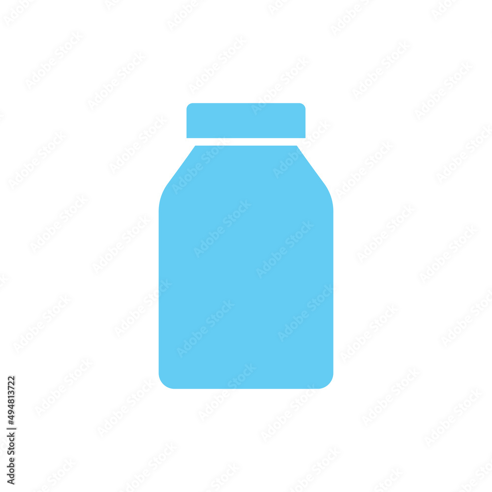 medicine bottle vector blue icon medicine bottle vector blue icon