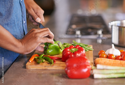 Vászonkép The makings of a healthy meal