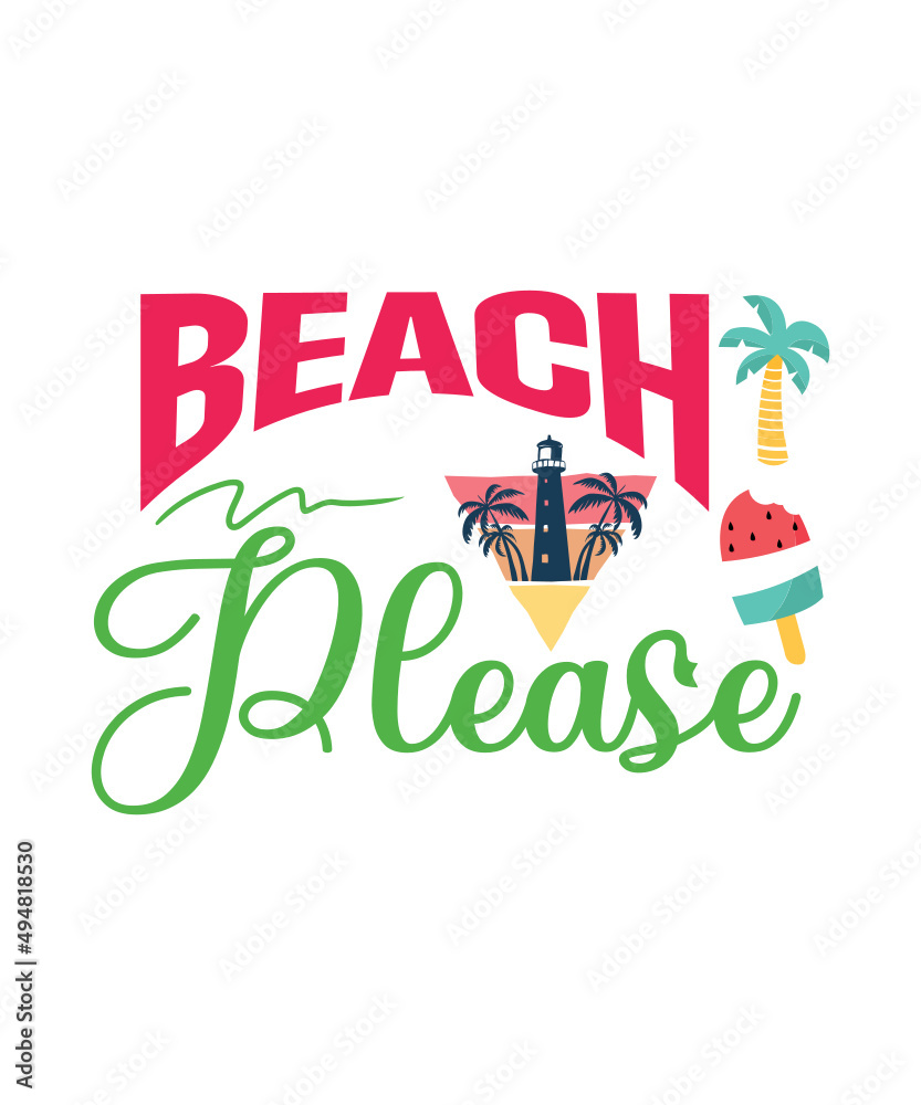 Summer cut file, summer die-cut, Summer Beach Bundle SVG, Beach Svg ...