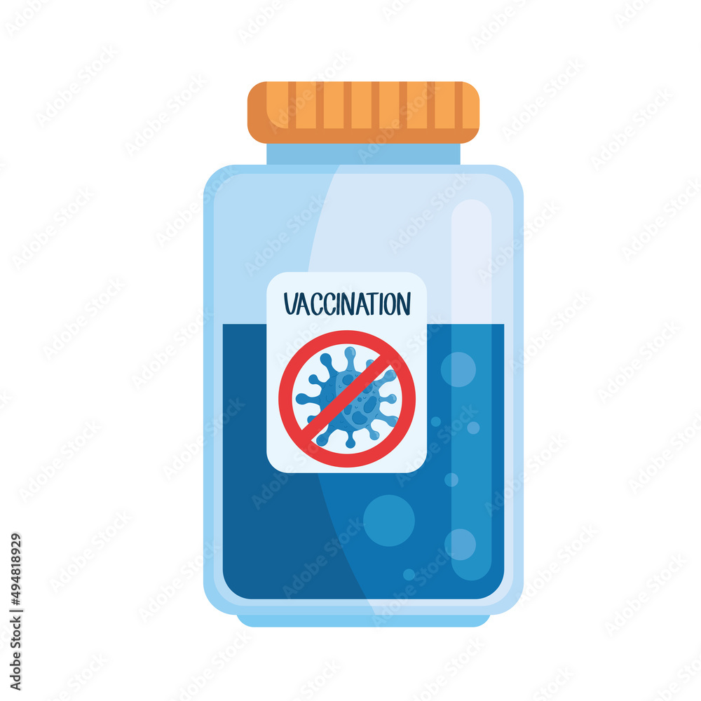 Fototapeta premium covid19 vaccine vial