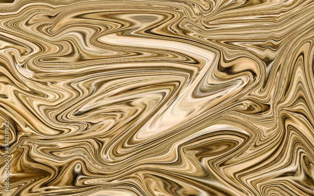 Fototapeta premium Abstract gold liquid fluid texture marble background premium vector