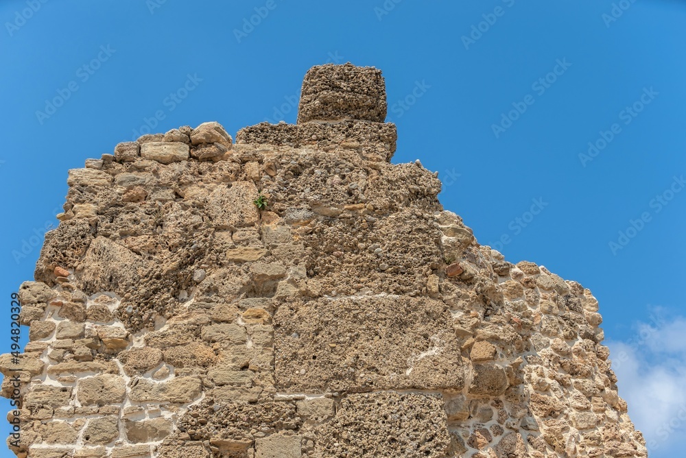 Side ancient city ruins in Antalya province of Turkey Side ancient city ruins in Antalya province of Turkey